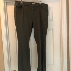 Coldwater Creek green jeans